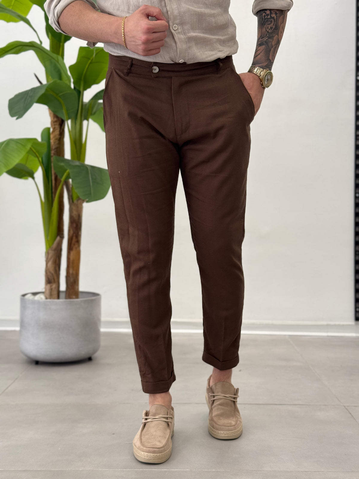 Milan Linen Trousers 