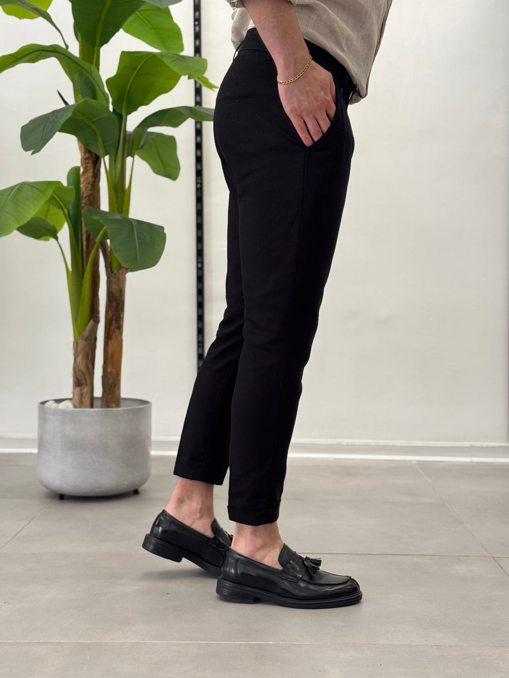 Pantalone in Lino Casablanca