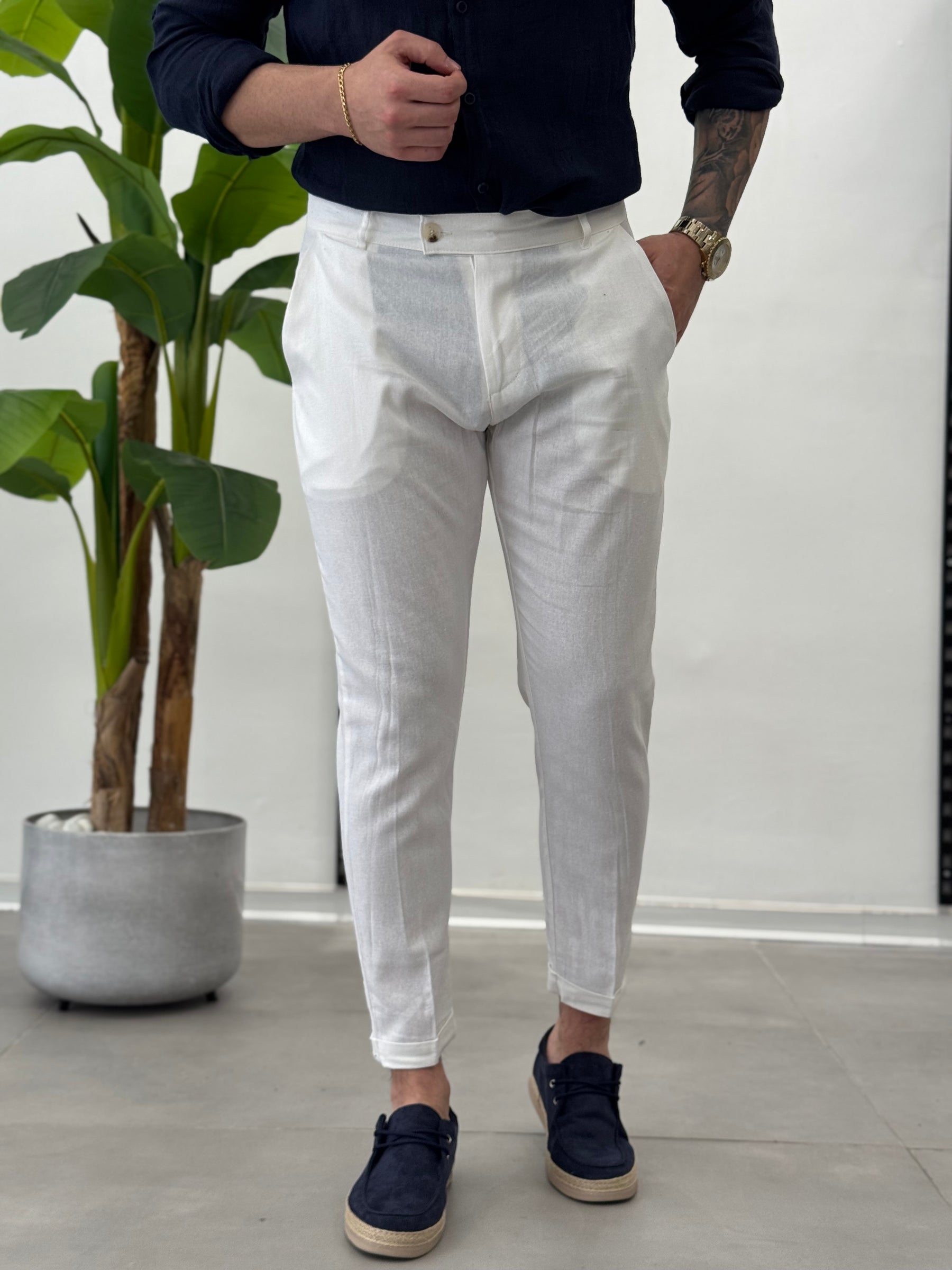 Milan Linen Trousers 