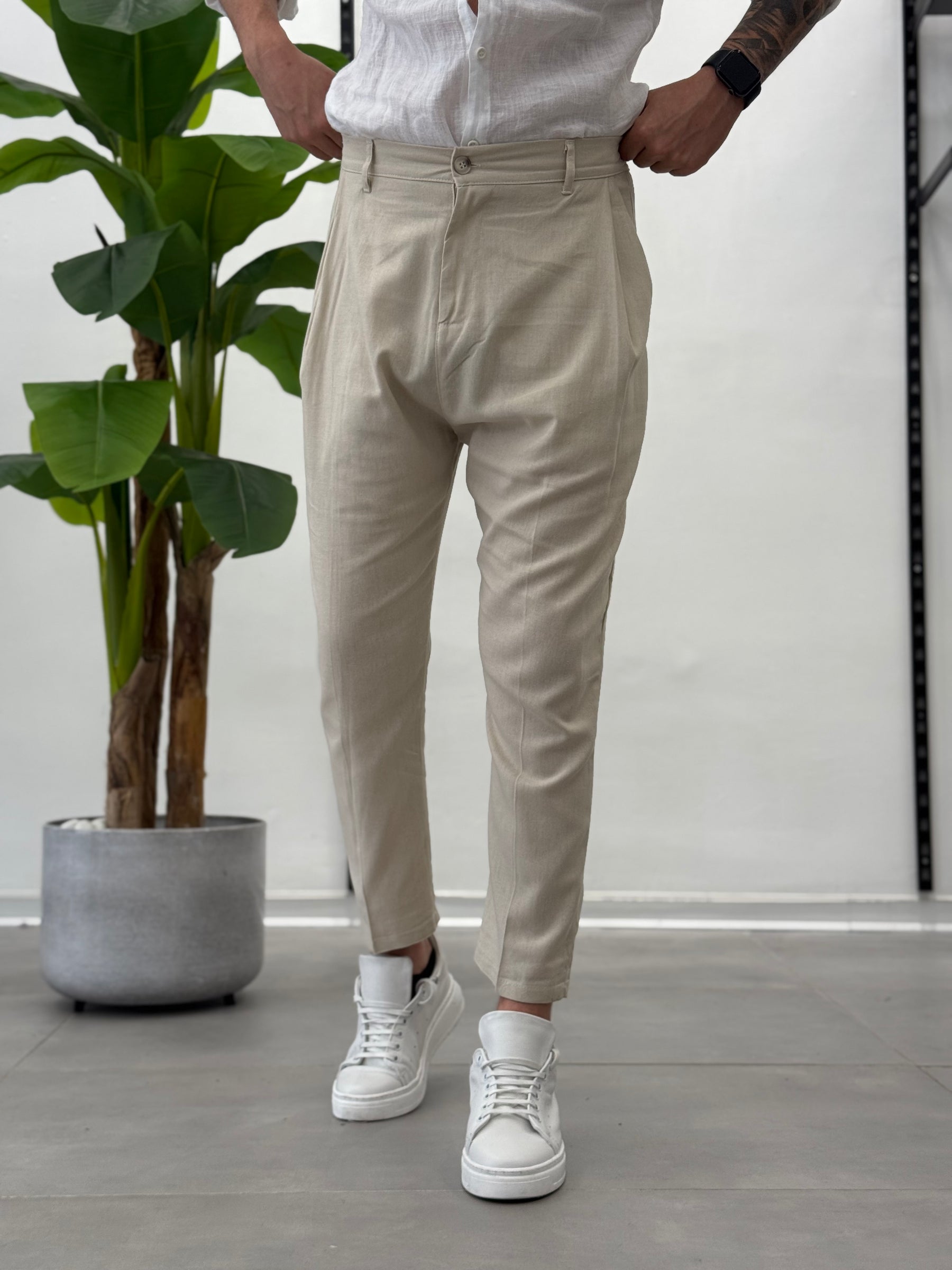 Montecarlo Trousers - Beige 