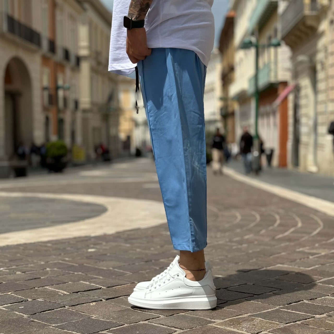 Pantalone japan azzurro - FLAG STORE