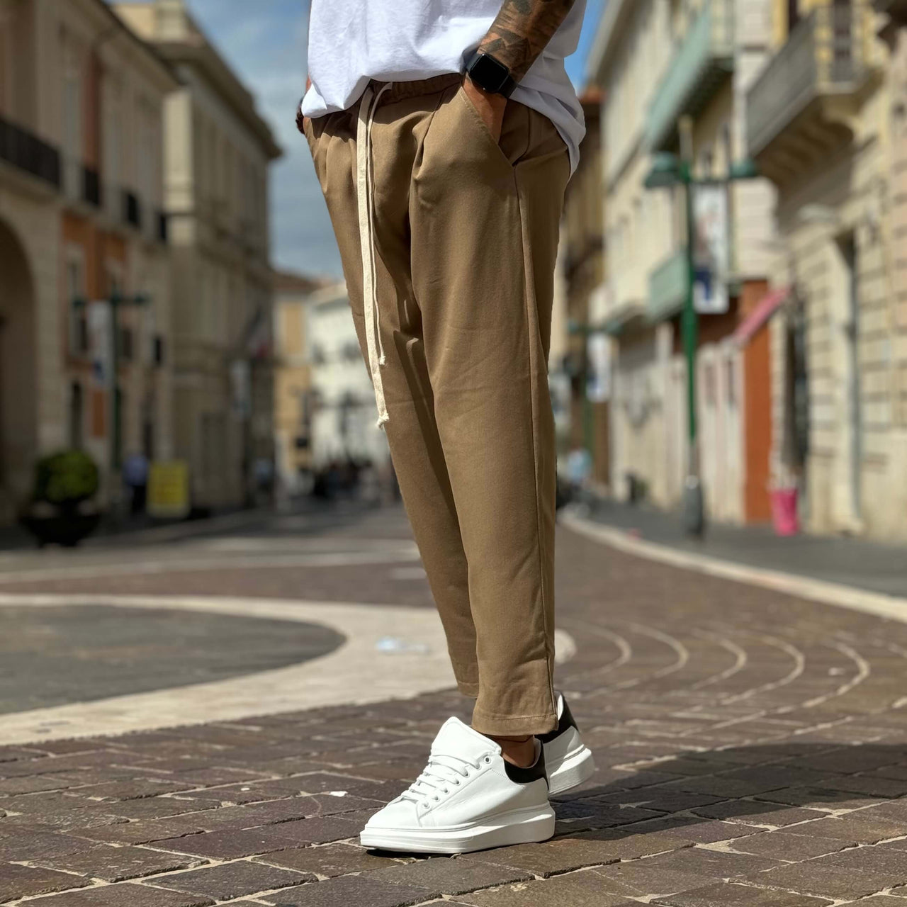 Pantalone japan morbido cammello 5.0 - FLAG STORE