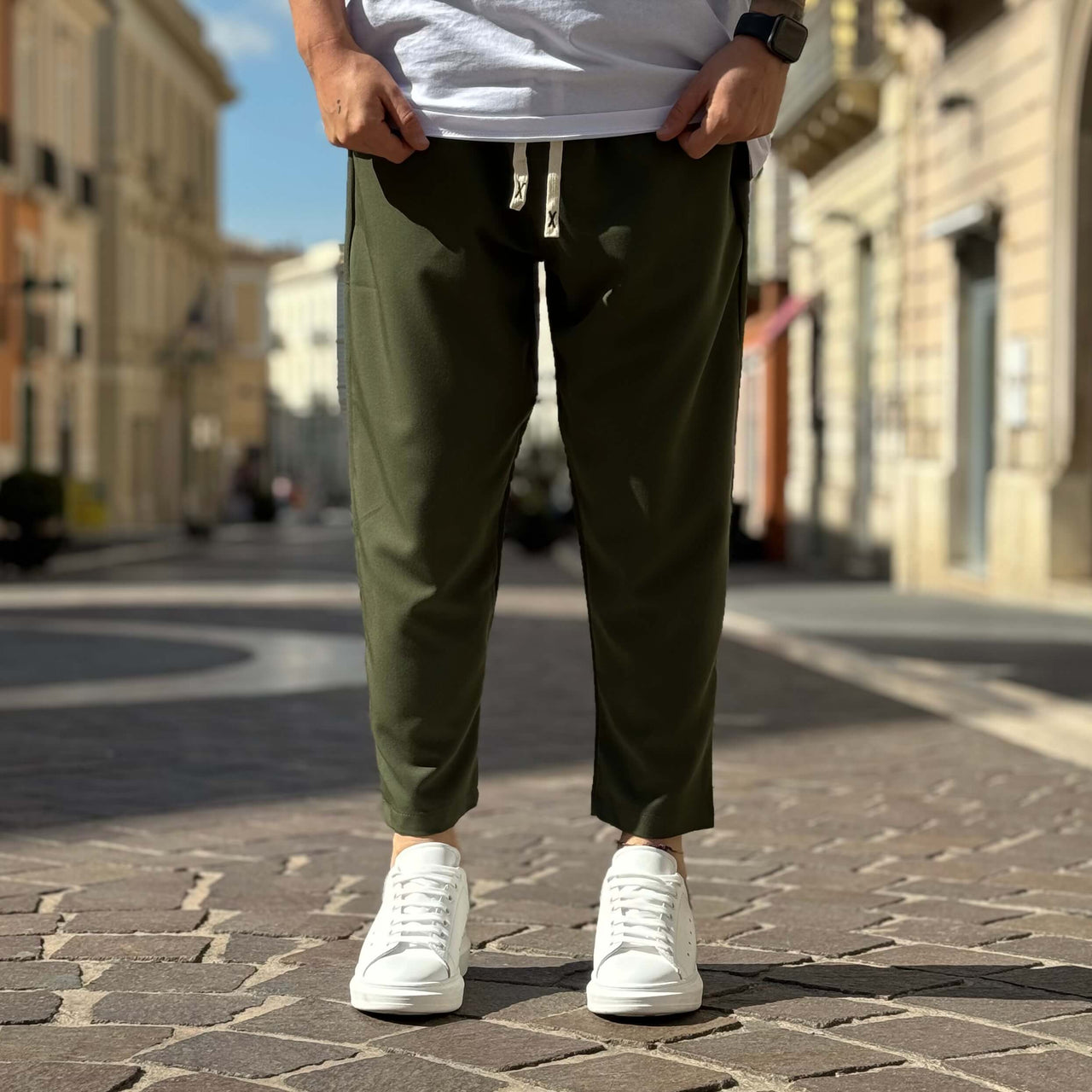 Pantalone japan morbido verde 3.0 - FLAG STORE