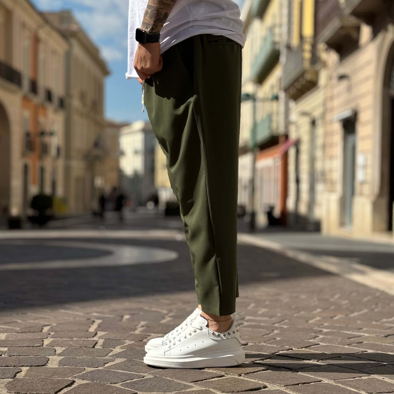 Pantalone japan morbido verde 3.0 - FLAG STORE