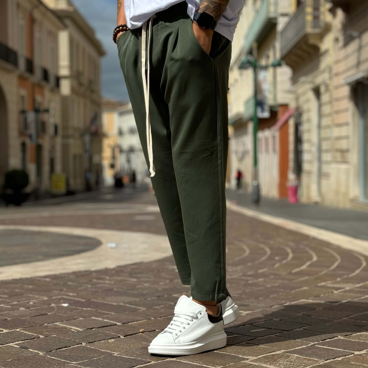 Pantalone japan morbido verde 5.0 - FLAG STORE