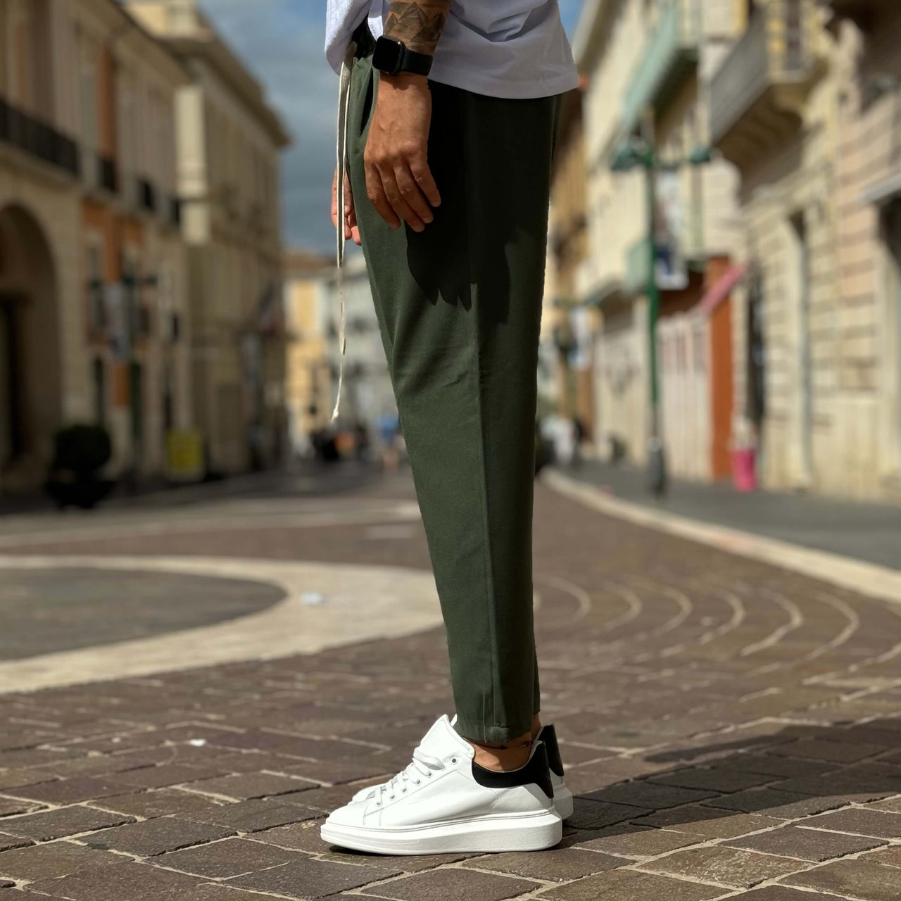 Pantalone japan morbido verde 5.0 - FLAG STORE