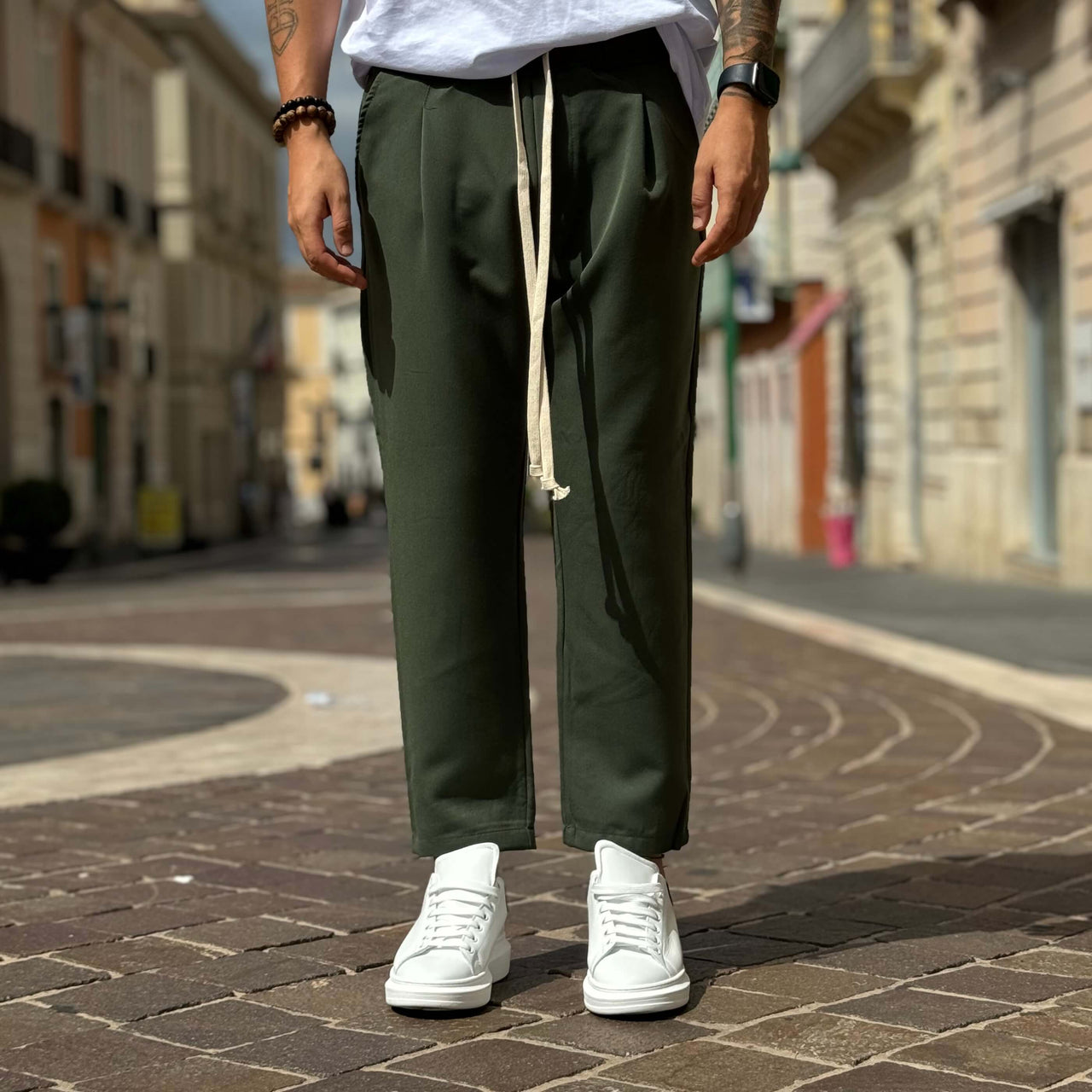 Pantalone japan morbido verde 5.0 - FLAG STORE