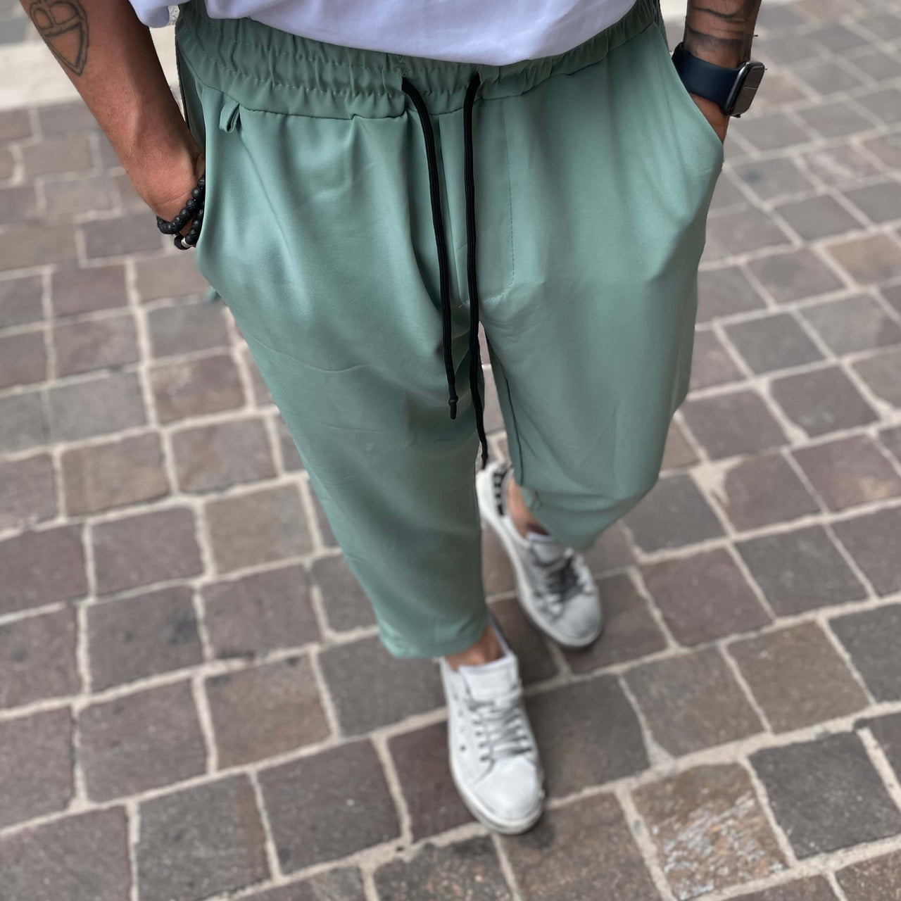 Pantalone japan morbido verde acqua 3.0 - FLAG STORE