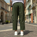 Green Japanese Pocket Trousers - FLAG STORE 