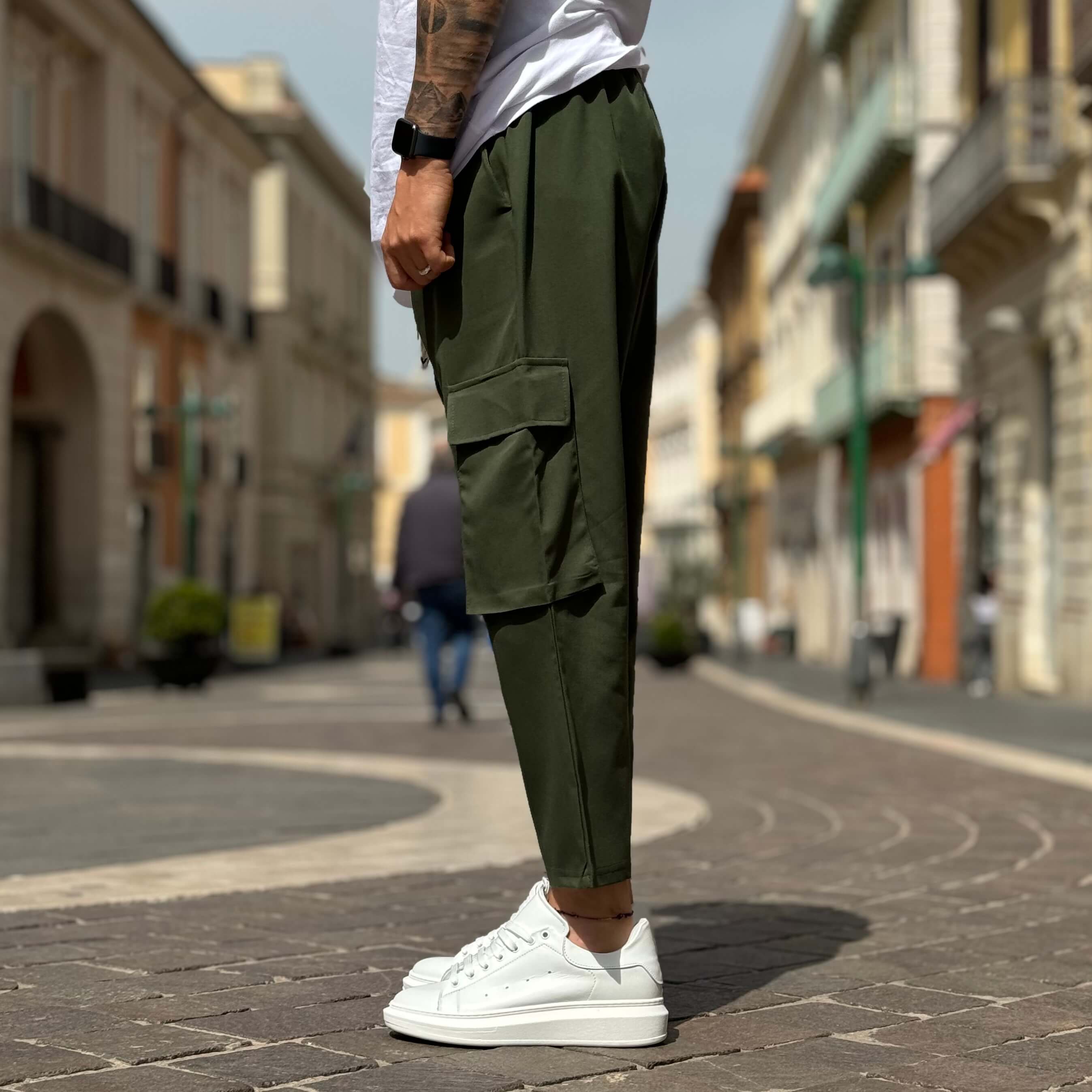 Pantalaccio japan tasconato verde - FLAG STORE