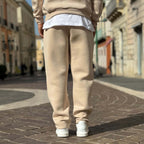 Pantalaccio tuta gamba larga crema - FLAG STORE