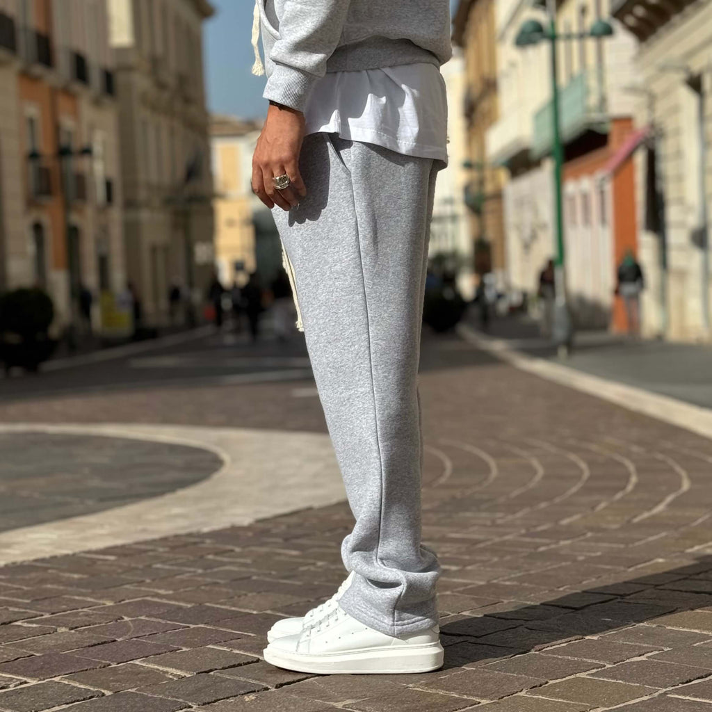 Pantalaccio tuta gamba larga grigio - FLAG STORE