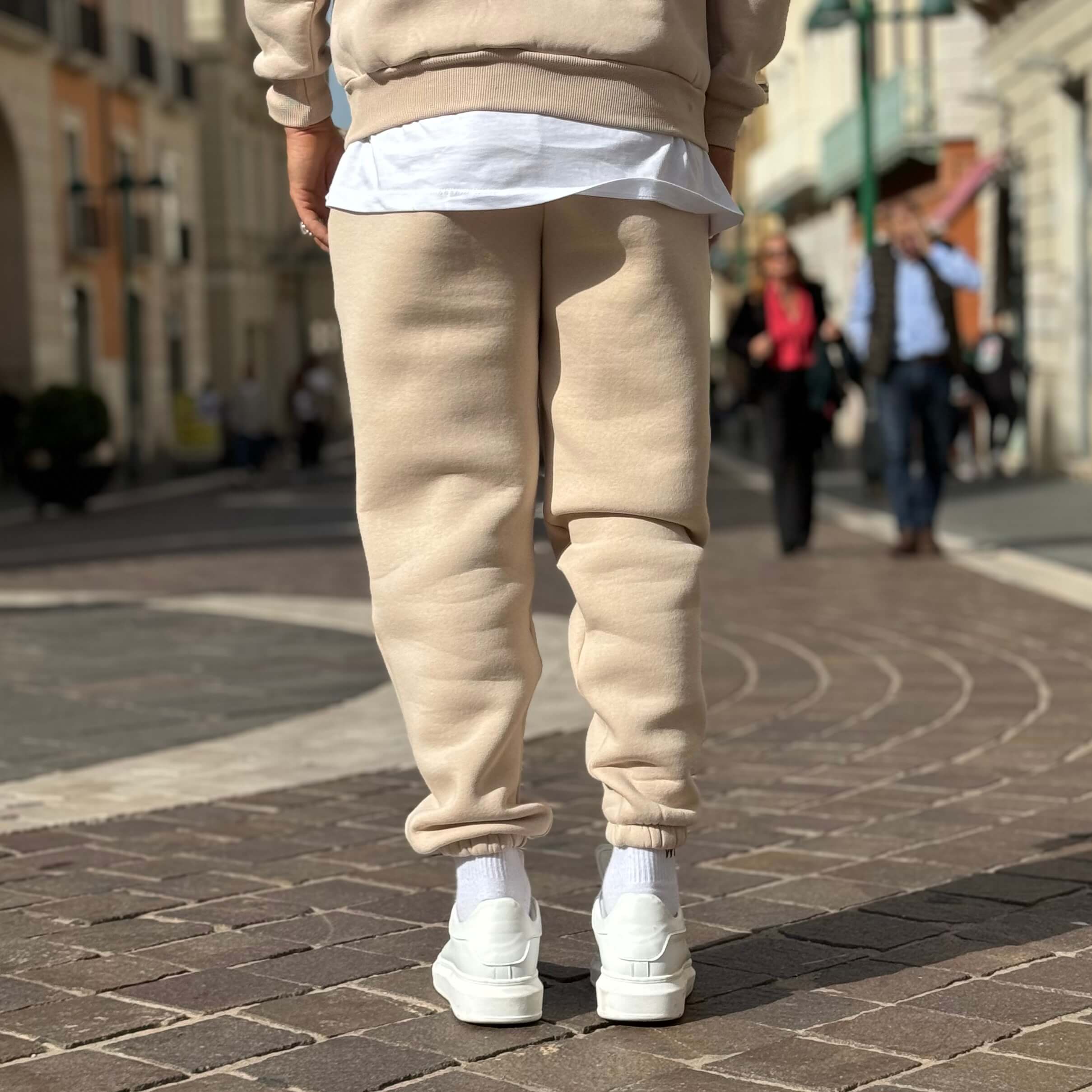 Pantalaccio tuta jogger crema - FLAG STORE