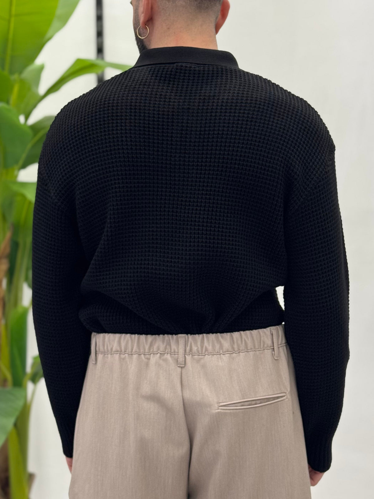 Gold Zip Polo