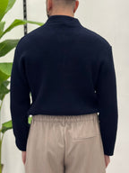 Polo con Zip Gold