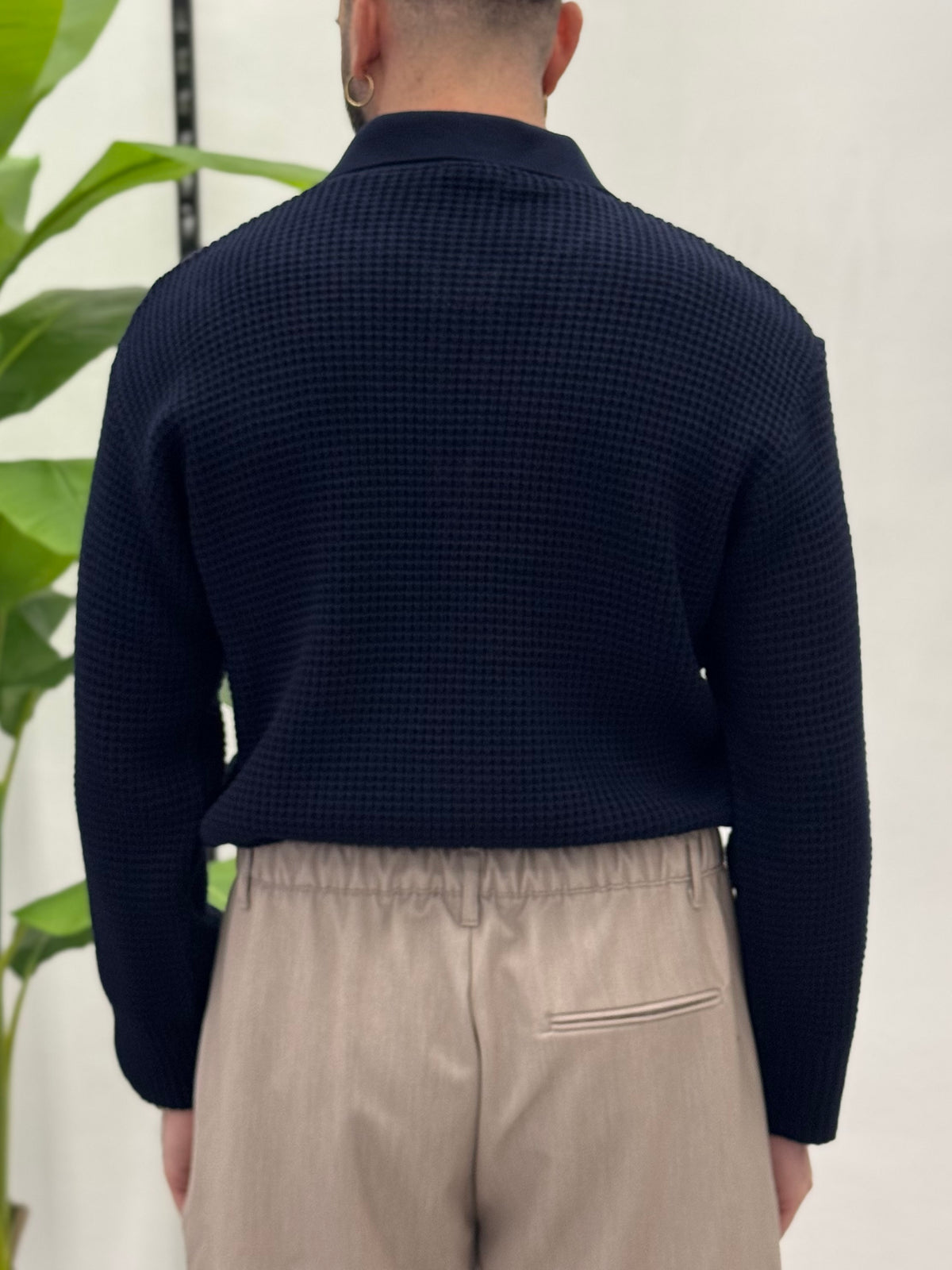 Gold Zip Polo