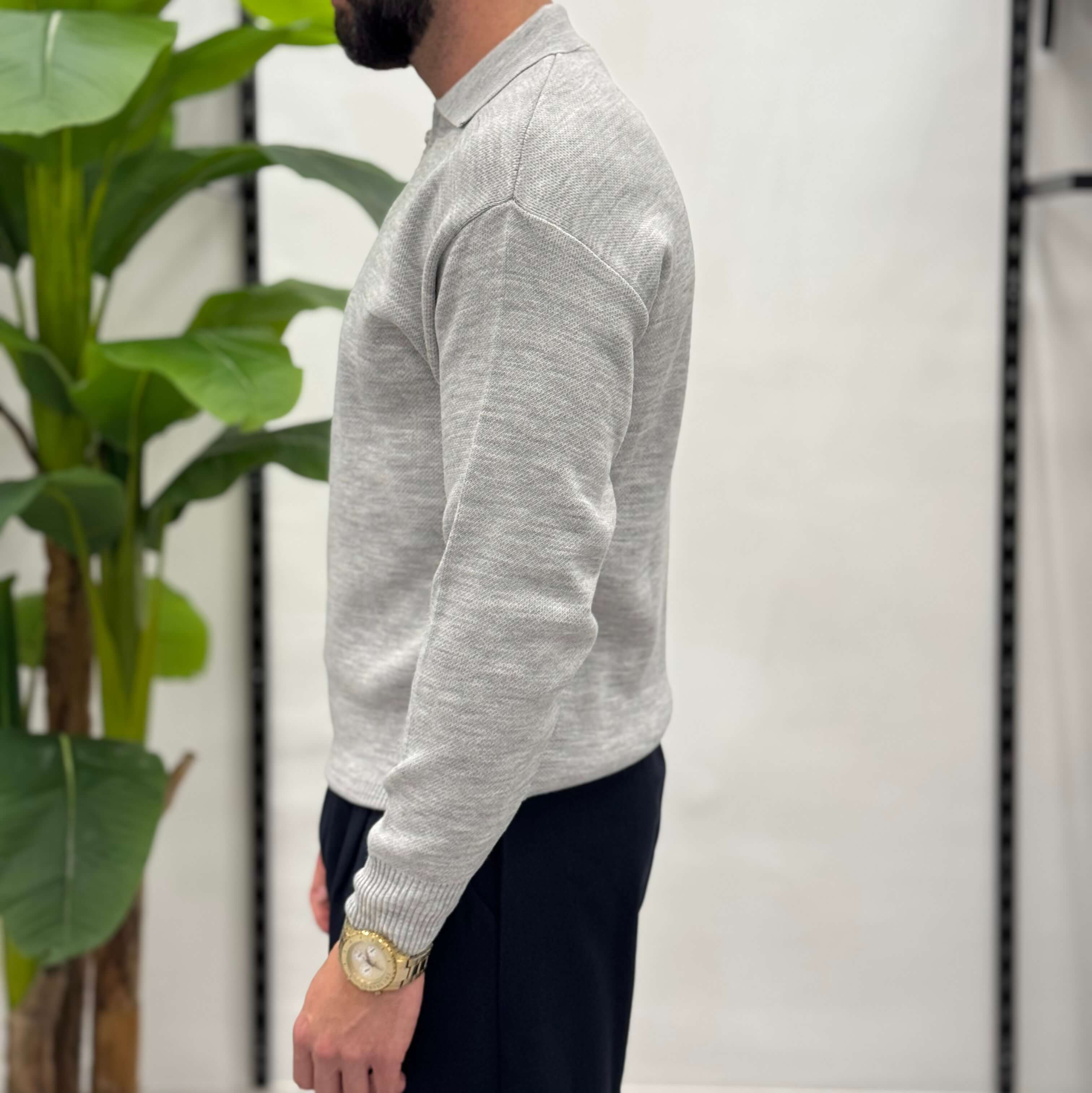 Polo con cerniera Zen