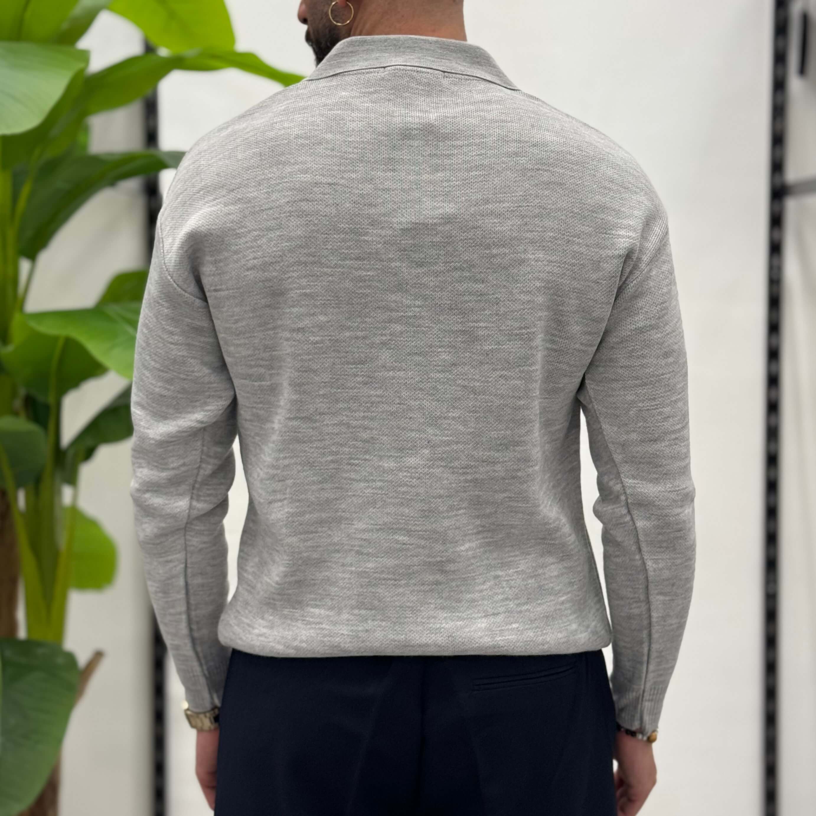 Polo con cerniera Zen