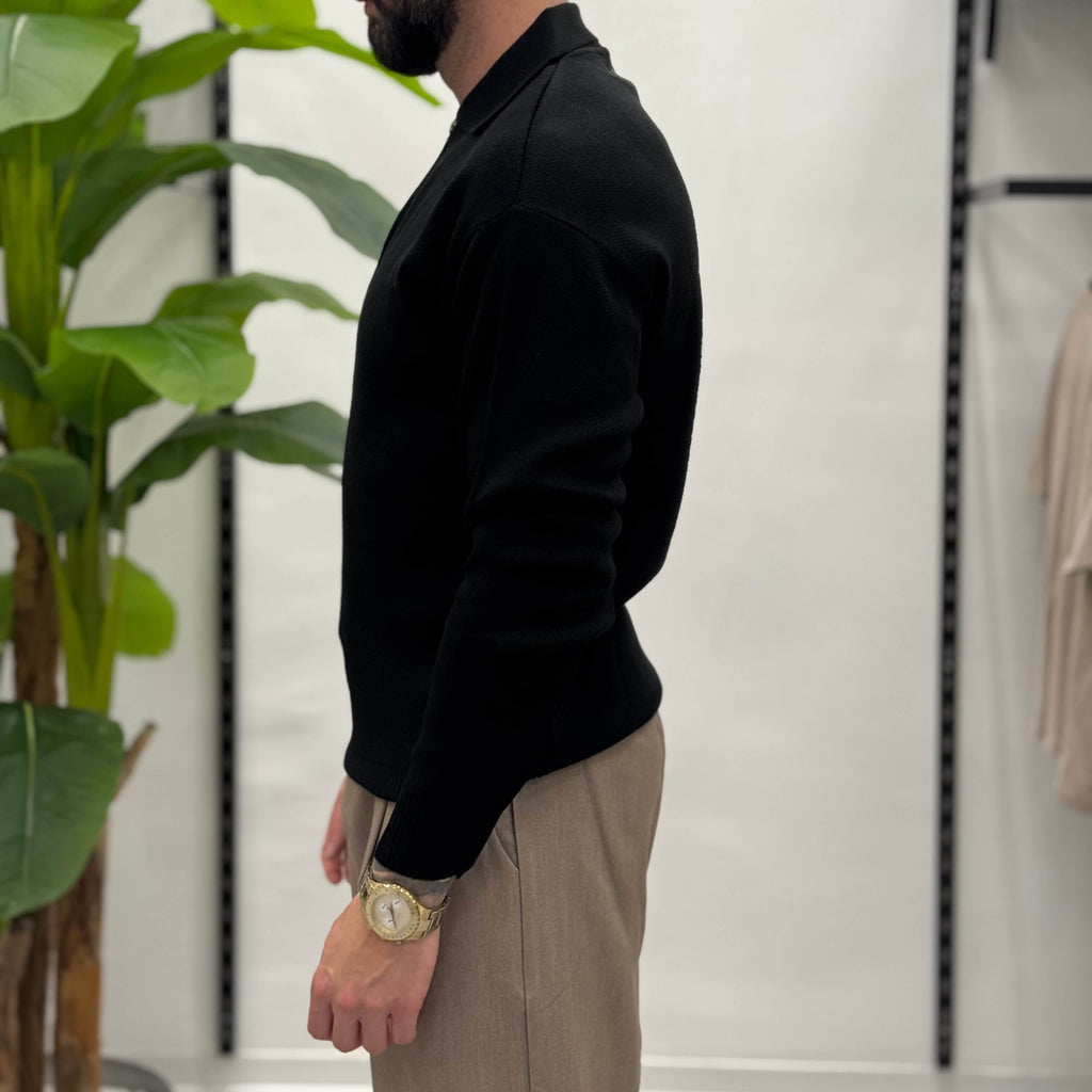 Polo con cerniera Zen