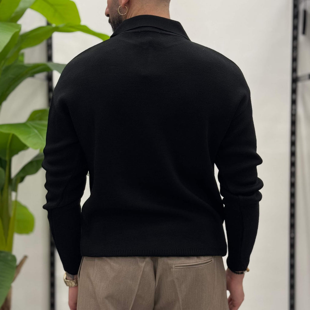 Polo con cerniera Zen