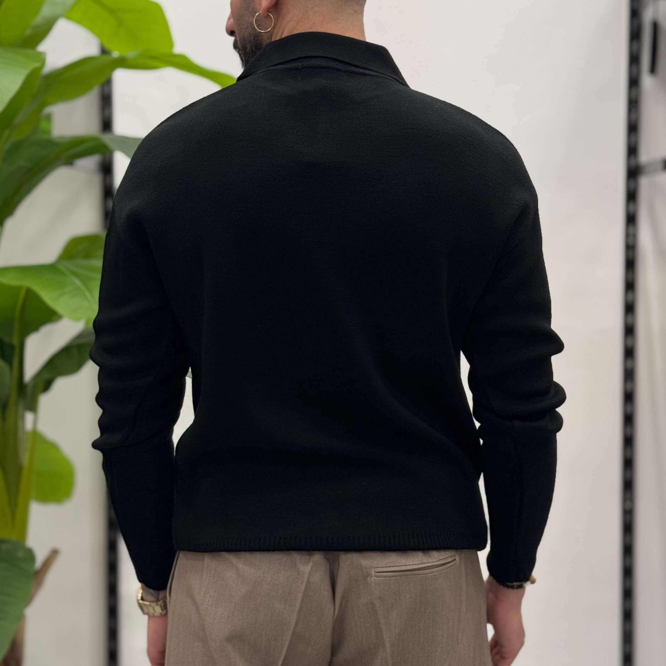 Polo con cerniera Zen