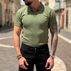 Polo verde mezza manica - FLAG STORE