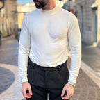 Pullover lupetto bianco - FLAG STORE