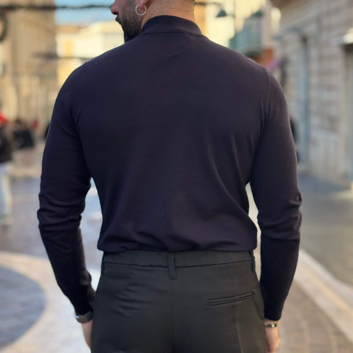 Pullover lupetto