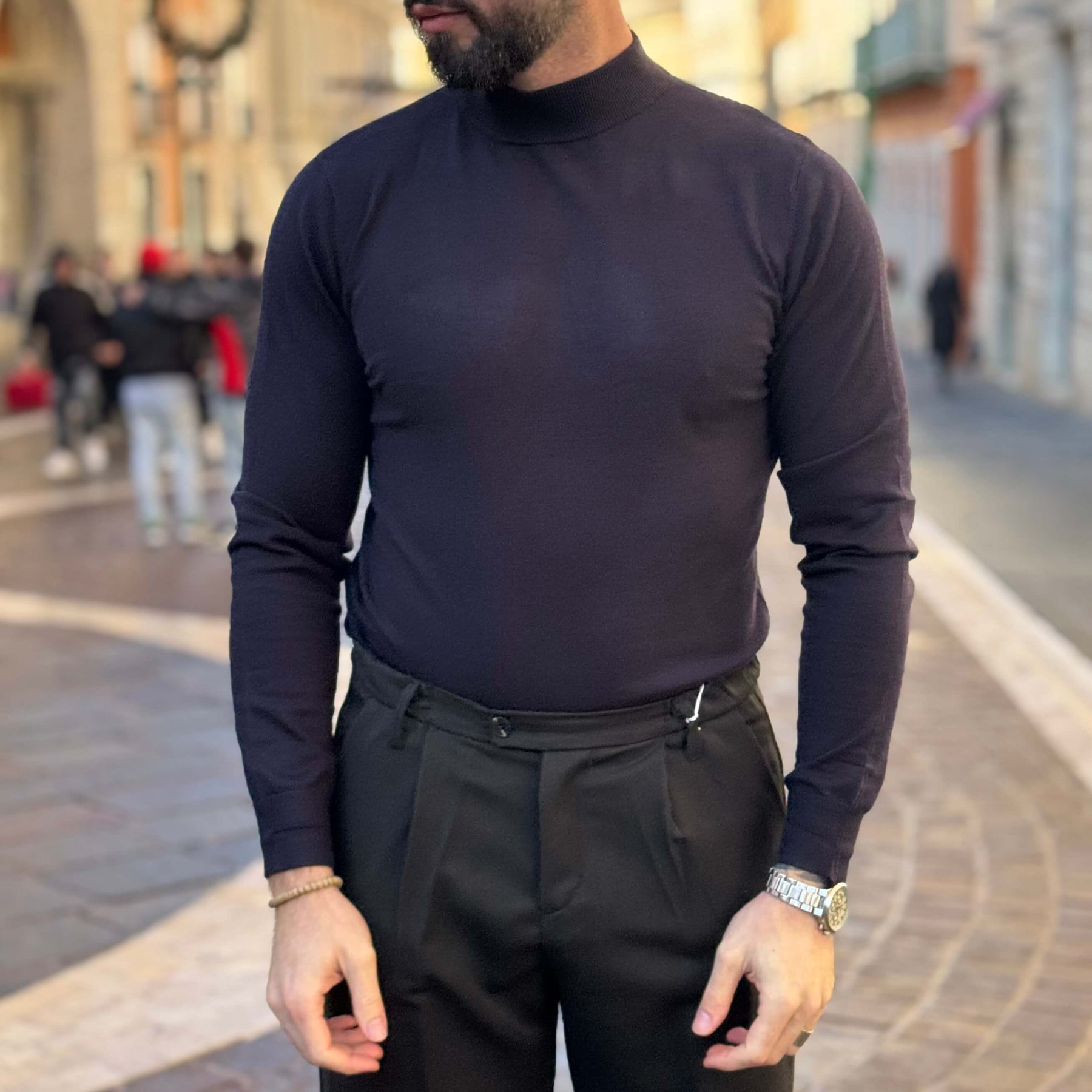 Pullover lupetto