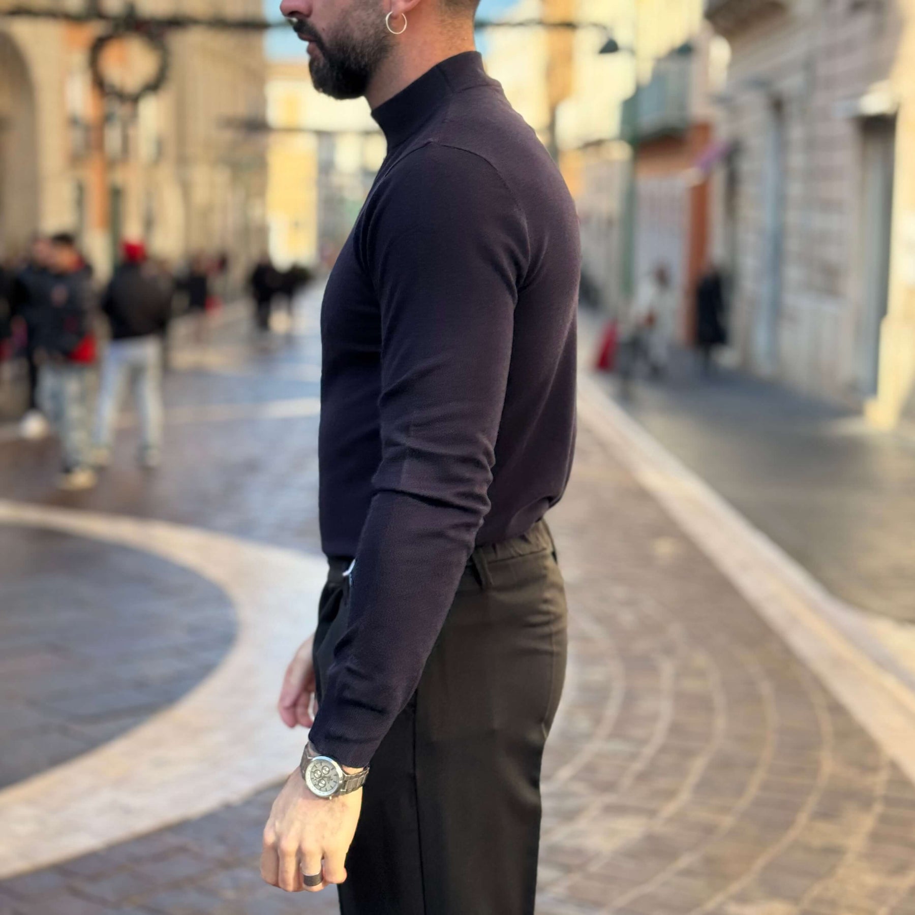 Pullover lupetto