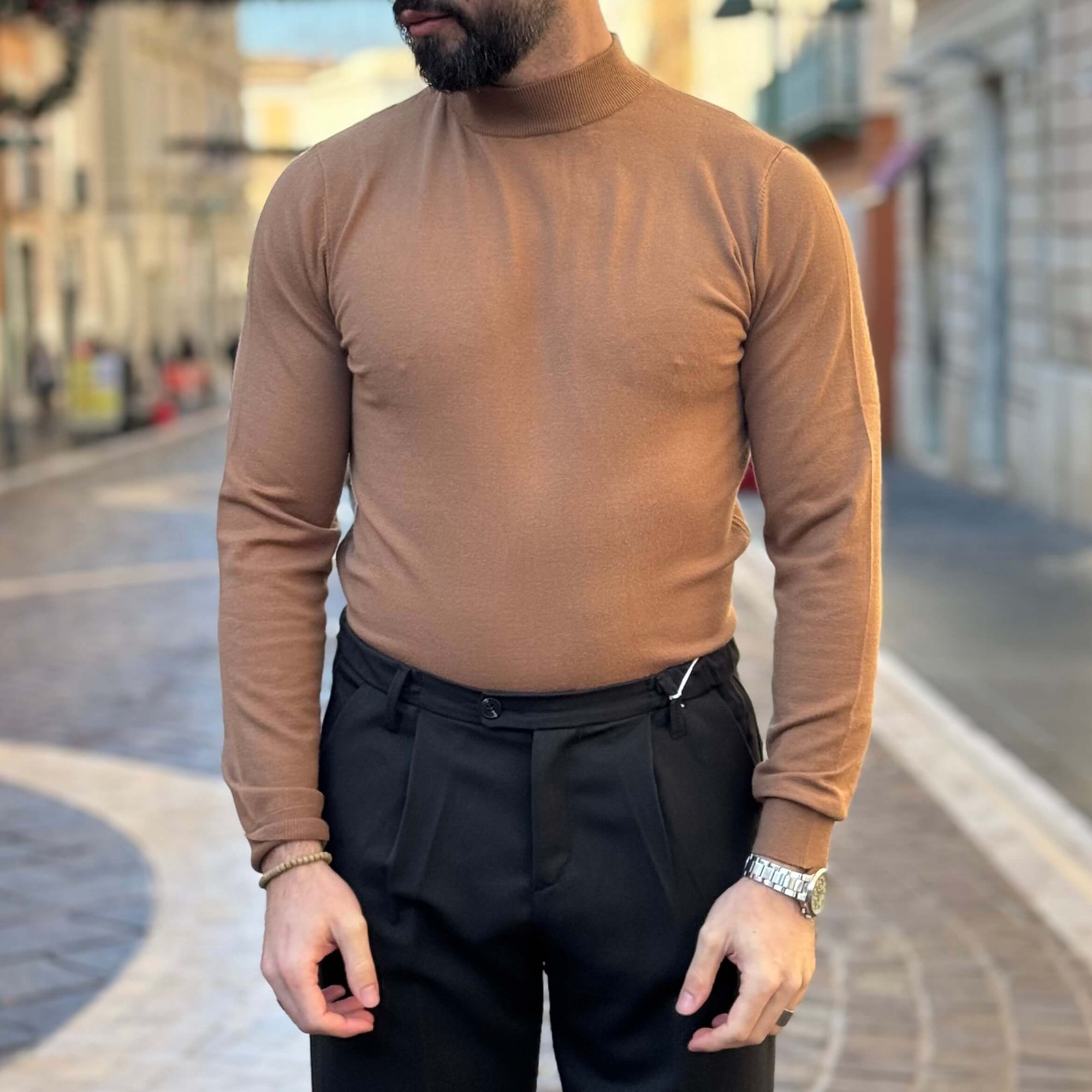 Pullover lupetto