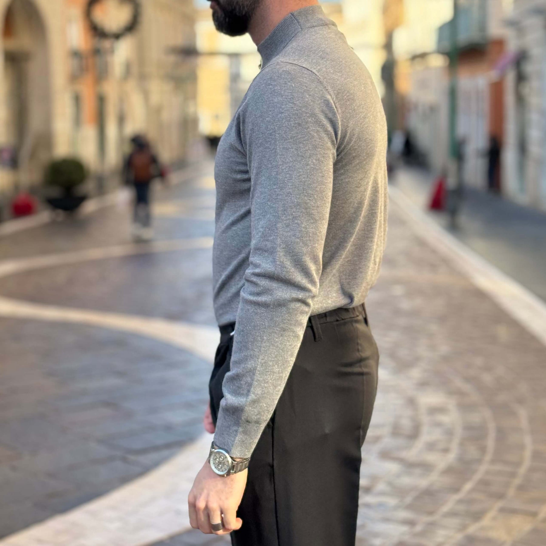 Pullover lupetto