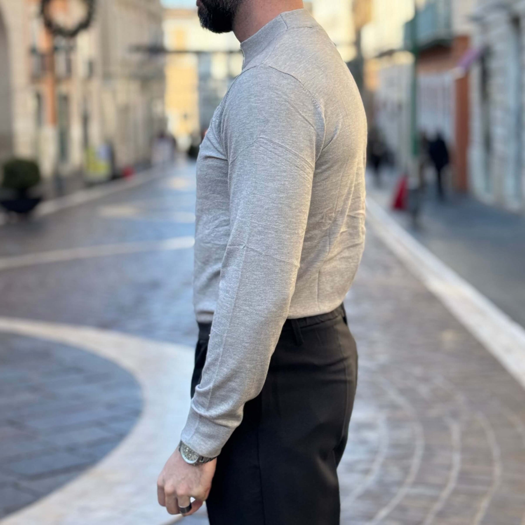 Pullover lupetto