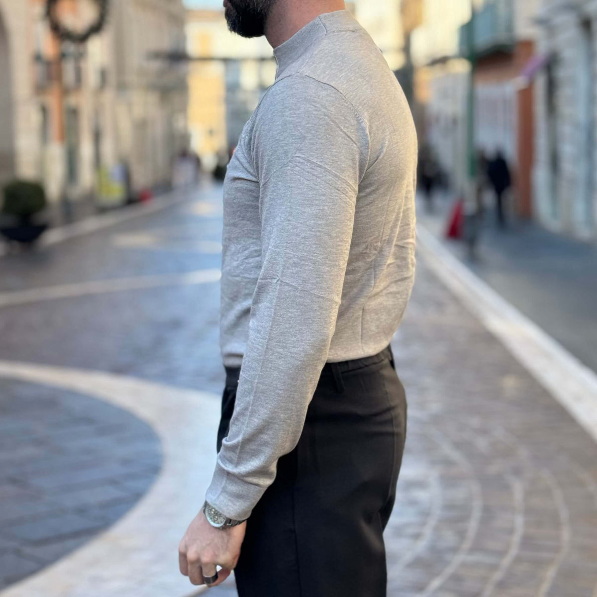 Pullover lupetto