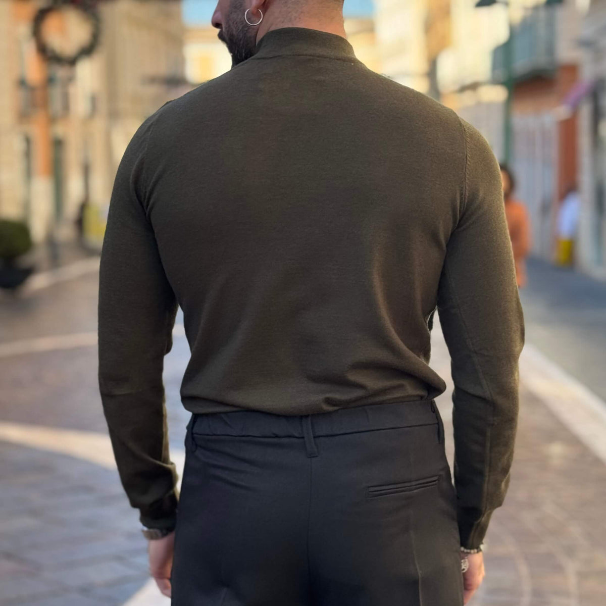 Pullover lupetto