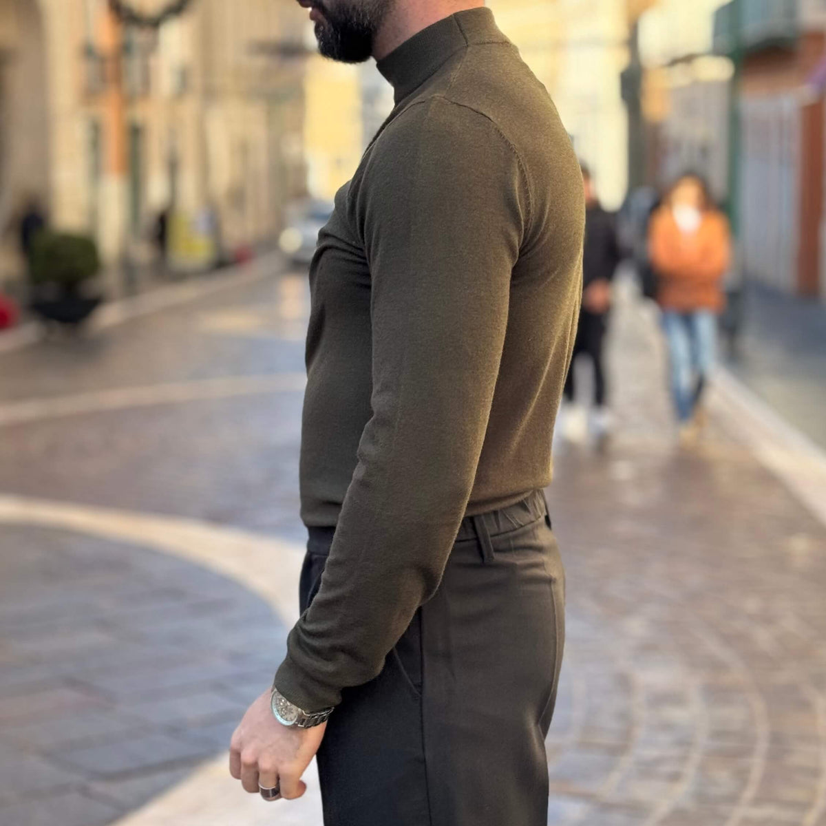 Pullover lupetto