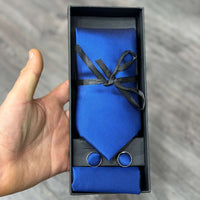 Thumbnail for Set Blu Cravatta | Pochette | Gemelli  - FLAG STORE