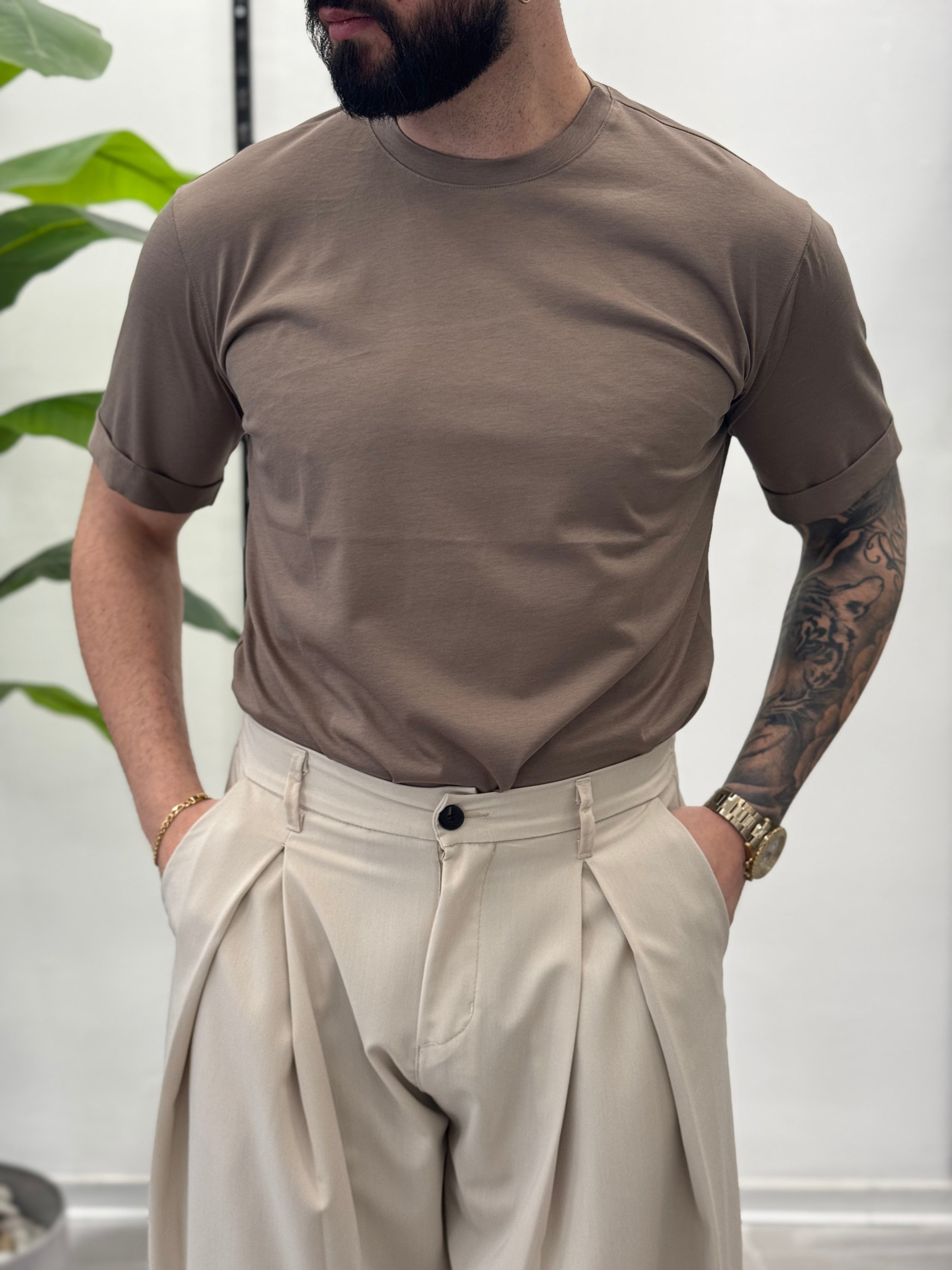 T-shirt in Filo di Scozia