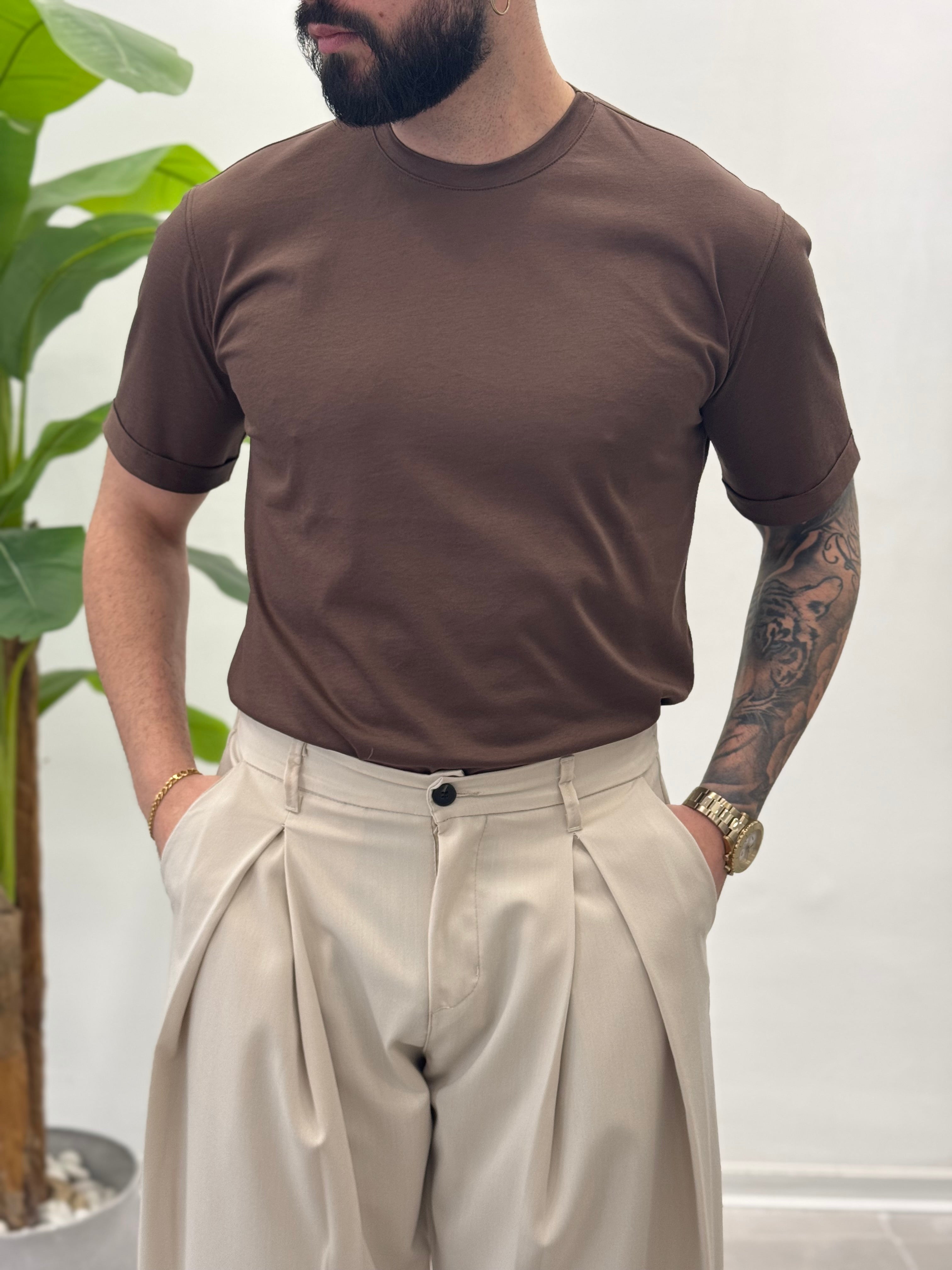 T-shirt in Filo di Scozia