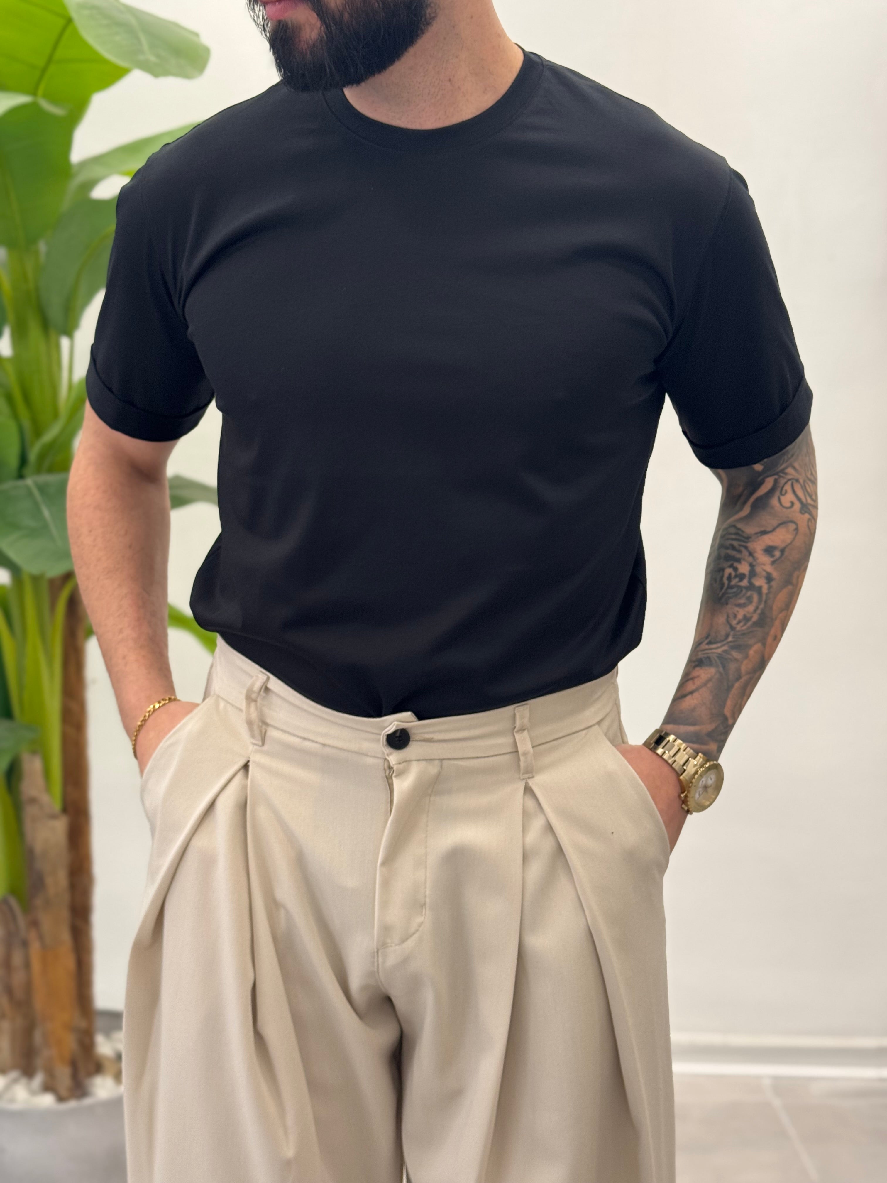 T-shirt in Filo di Scozia