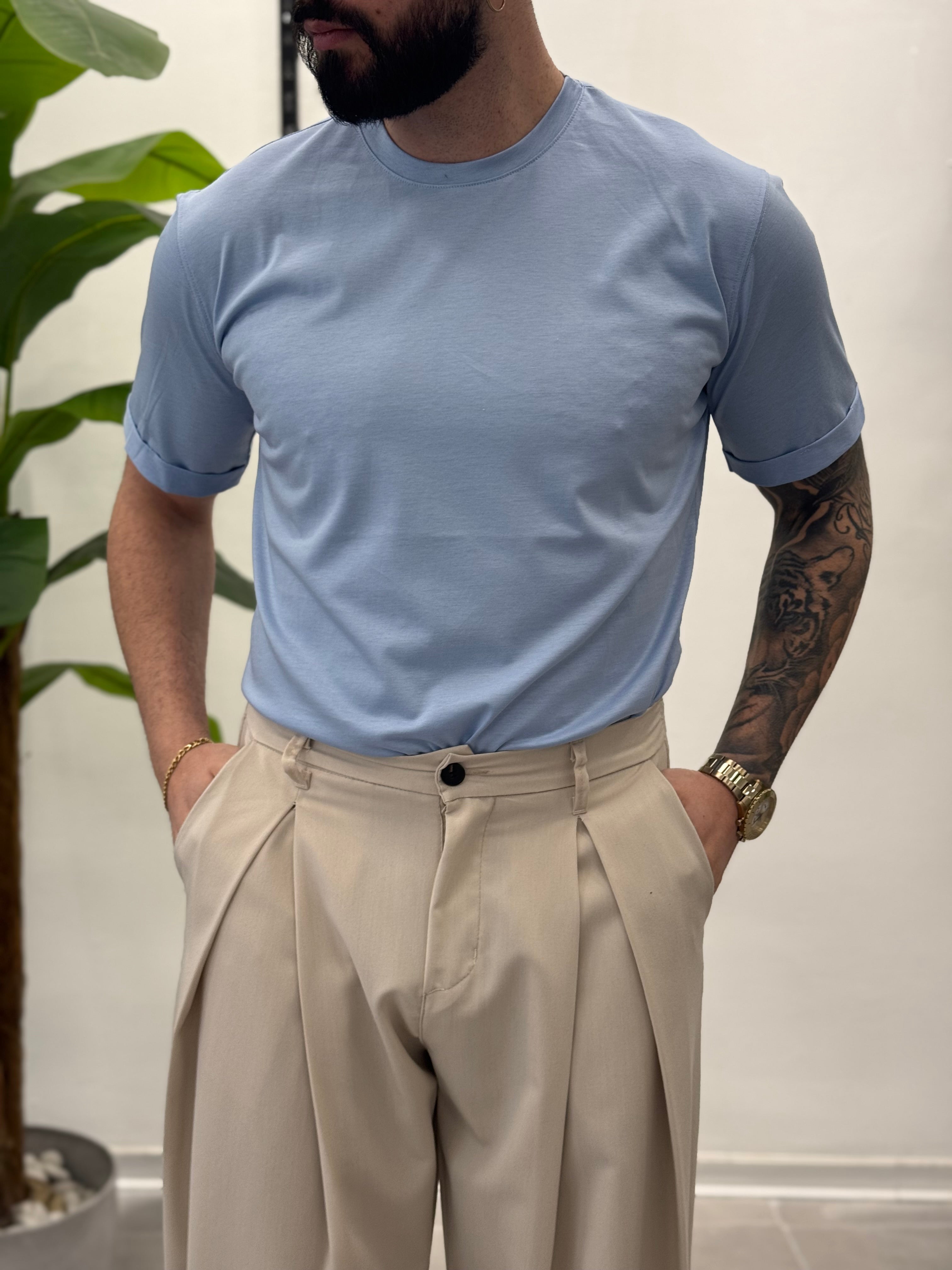 T-shirt in Filo di Scozia