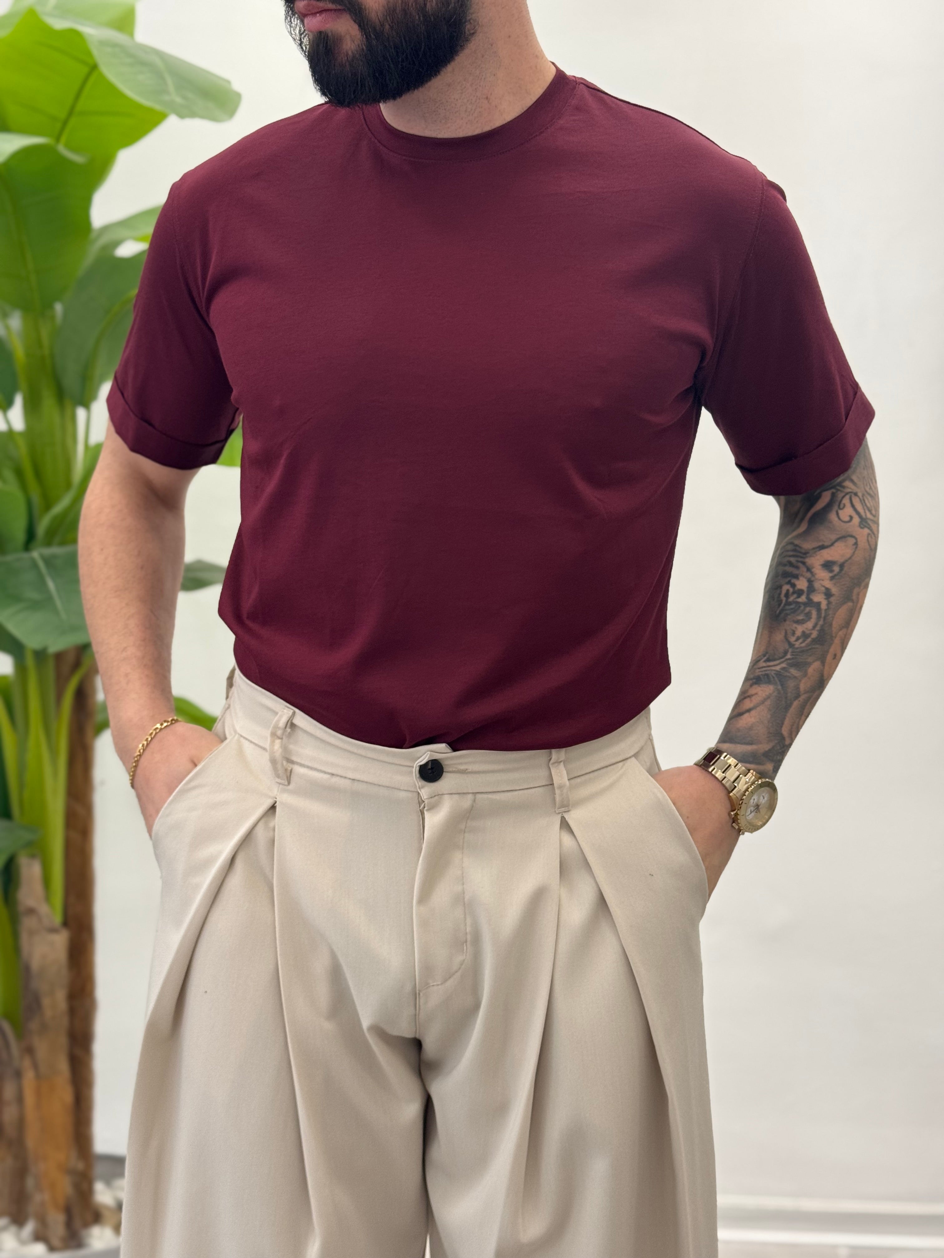 T-shirt in Filo di Scozia