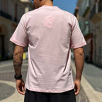 Regular-fit basic pink T-shirt - FLAG STORE