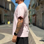 Regular-fit basic pink T-shirt - FLAG STORE