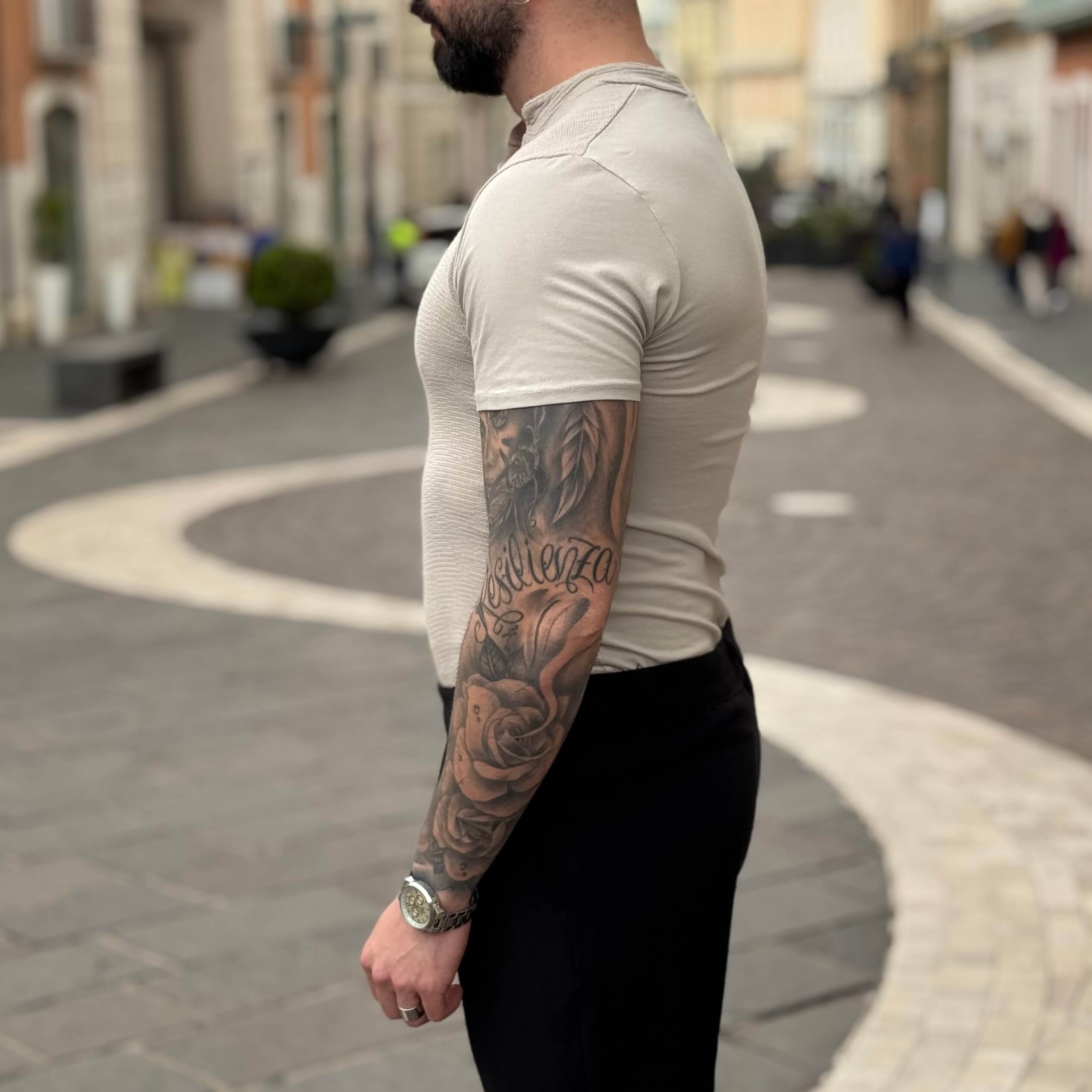 T-shirt sabbia serafino - FLAG STORE