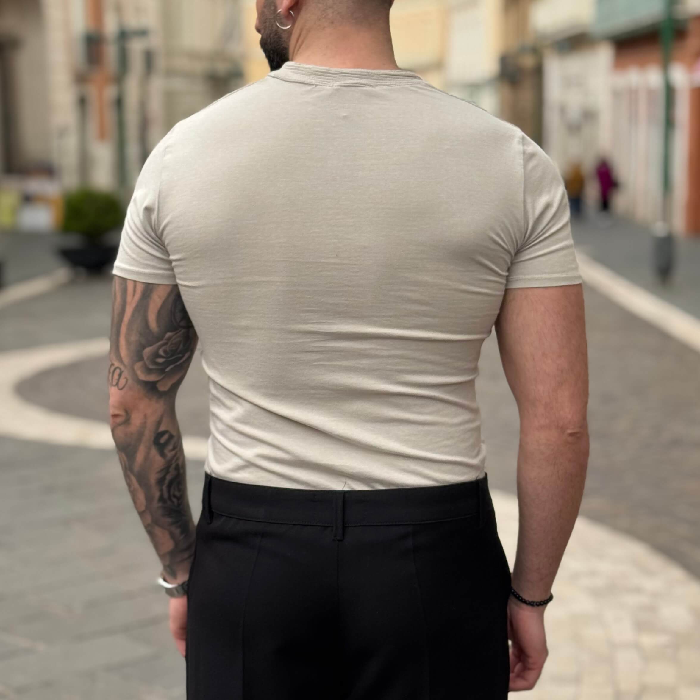 T-shirt sabbia serafino - FLAG STORE