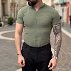 T-shirt verde serafino - FLAG STORE