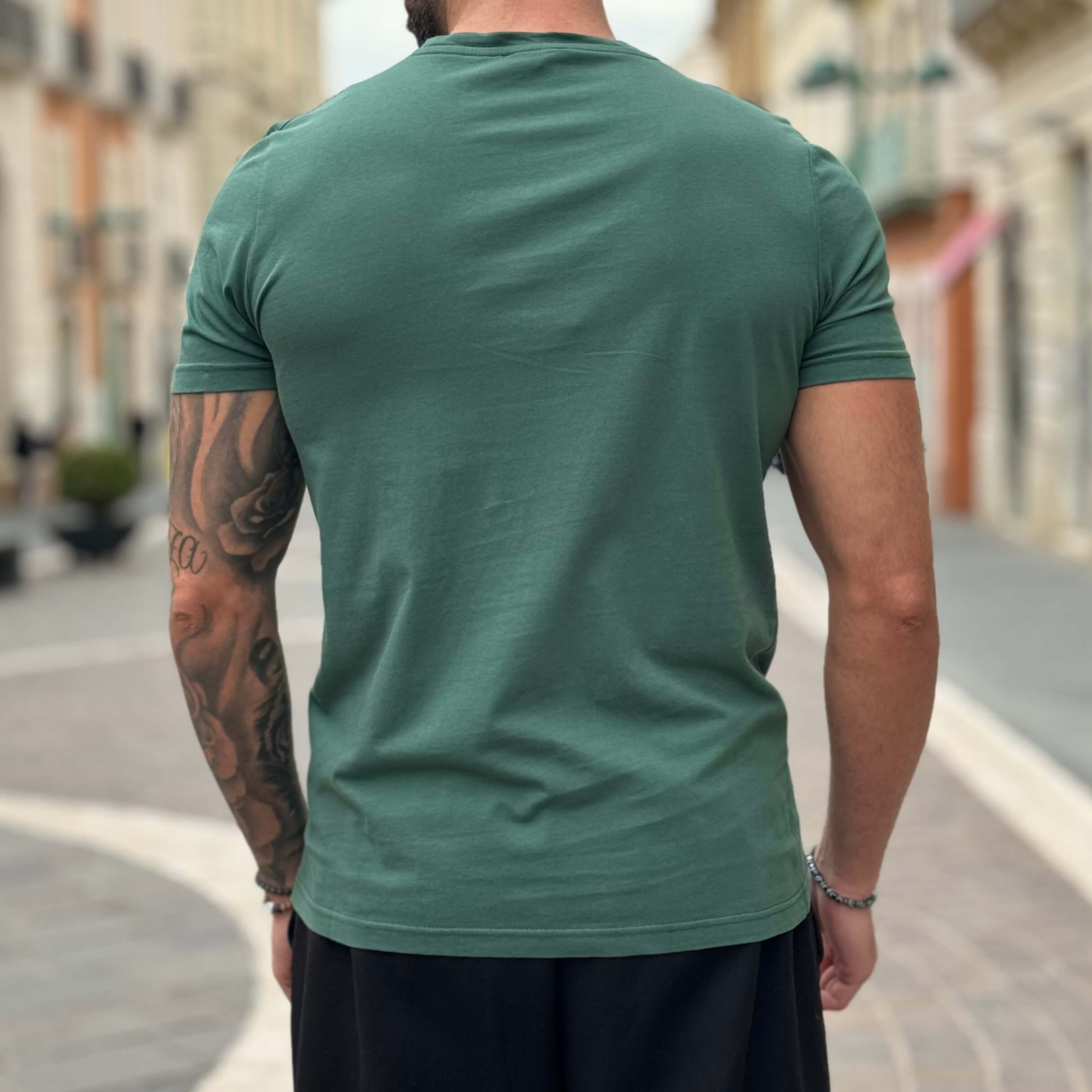T-shirt verdone basic slim 2.0 - FLAG STORE