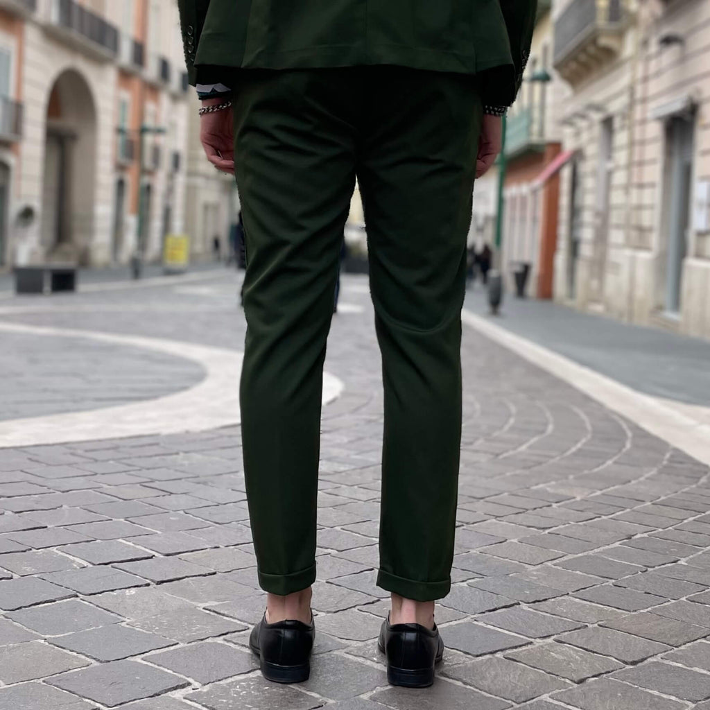 Green Single-Breasted Suit - FLAG STORE 
