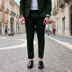 Green Single-Breasted Suit - FLAG STORE 